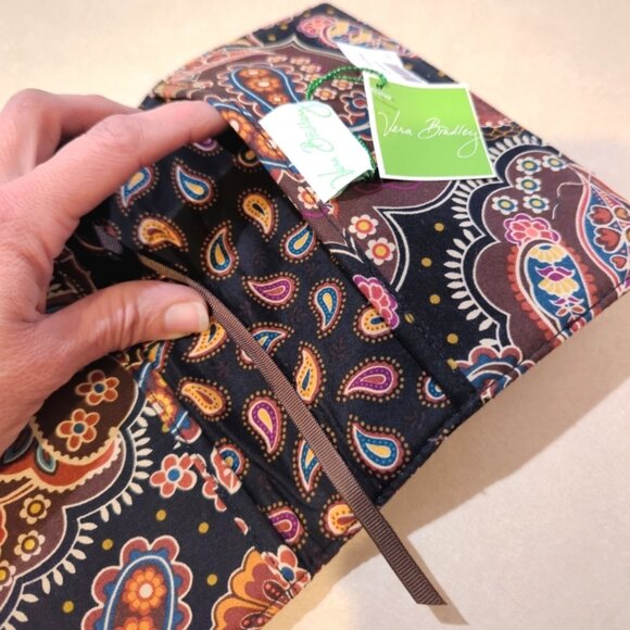 Vera Bradley Quilted Fabric Paperback Book Cover in Ret. Kensington Pattern NWT - Picture 3 of 7